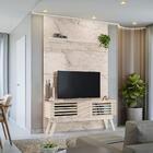 Composiçao Painel Rack Piso Teto Tv 65 244x154cm 7161 Madetec