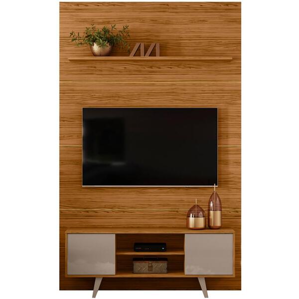 Composiçao Painel Rack Piso Teto Tv 65 244x154cm 7611 Mdt