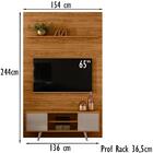 Composiçao Painel Rack Piso Teto Tv 65 244x154cm 7611 Mdt