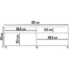 Composiçao Painel Rack Piso Teto Tv 75 244x208cm 7171 Mdt