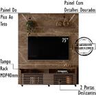 Composiçao Painel Rack Piso Teto Tv 75 244x208cm 7171 Mdt