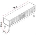 Composiçao Painel Rack Piso Teto Tv 75 244x208cm 7591 Mdt