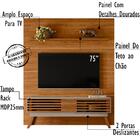 Composiçao Painel Rack Piso Teto Tv 75 244x208cm 7591 Mdt