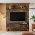 Composição Rack E Painel Piso-teto Austrália Imperial Sépia