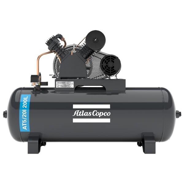 Compressor Atlas Copco At 5 20 200 Litros 175 Libras 5 Cv Tri