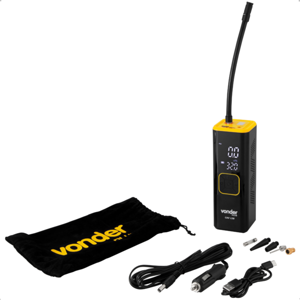 Vonder CAV 128 calibrador de pneus portátil digital 150 PSI