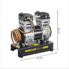 Compressor de Ar Direto 1,5HP 220V Schulz CSD 9|AD  Isento de Óleo com Base Profissional