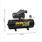 Compressor de Ar 200L 5HP 220V Schulz Audaz MCSV 20|200 com Pressostato de Partida Profissional