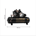 Compressor de Ar 310L 15HP 220V (380V) Schulz CSLV 60BR/350 Bravo