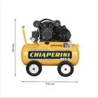 Compressor de Ar 50L 2HP 127V (110V)|220V Chiaperini 10 Pés