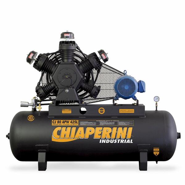 Compressor De Ar A.pressão Tri Contínuo 20hp 425l Chiaperini