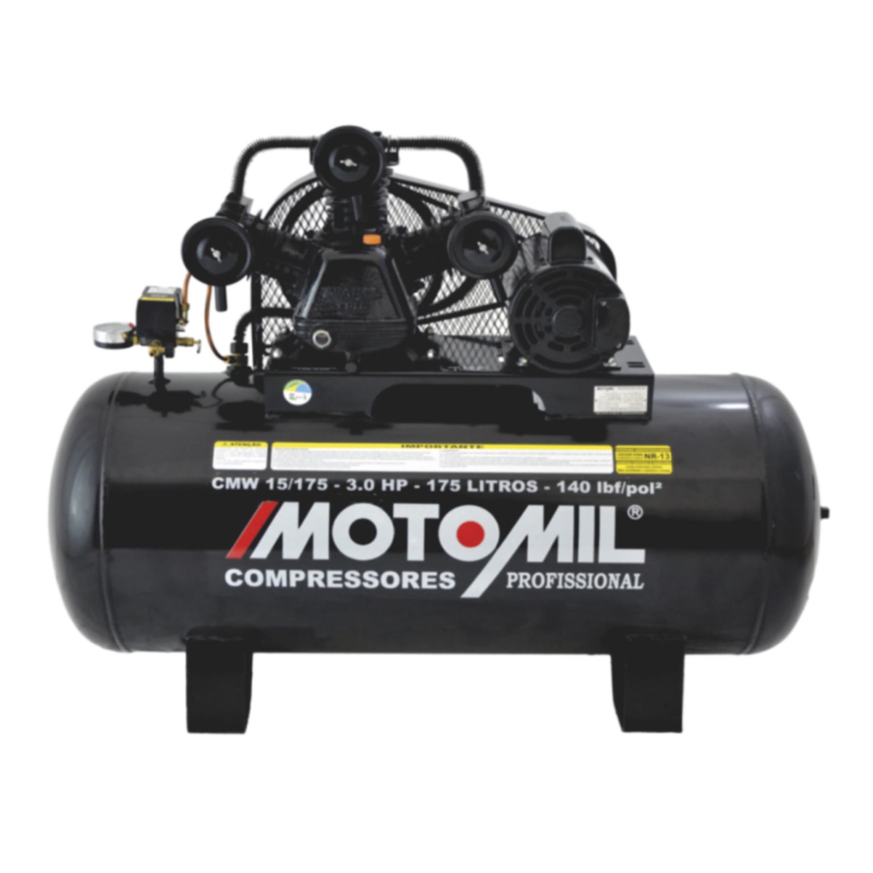 Compressor de Ar CMW-15/175 3HP 220V Motomil | Leroy Merlin