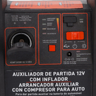 Compressor Inflador de Pneus Integrado 12V com 100 PSI JS350CC Black&Decker
