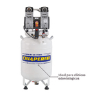Compressor Odontológico  MC 10 BPO RV 60L 2HP 127V (110V) Chiaperini