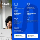 Computador All In One Ultra 23 8 Pol Celeron N4020 4gb 120gb