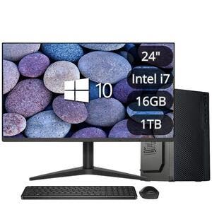 6 Inha Computer Computador Completo Intel Core I7 6ª Geração 16gb Ddr4 Ssd 1tb Monitor ...