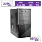 Computador Completo Processador Amd Fm2 A10 6gb Ram Hd 2 Tb W