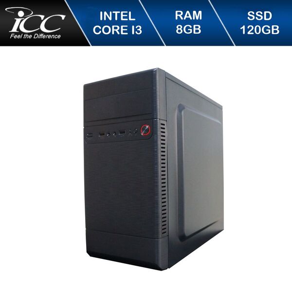 Computador Desktop Icc Vision Iv2386sw Intel Core I3 8gb Hd 1