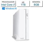 Computador Pc Branco Intel Core I7 8gb Hd 1tb Fullhd Win 10