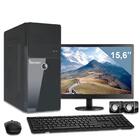 Computador Pc Monitor 15" Intel Dual Core 4gb Hd 500gb