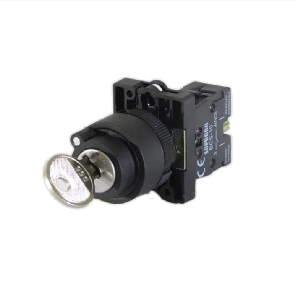 Comutador 2 Posições Fixas 1na Com Chave