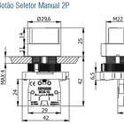 Comutador 3 Posições Fixas 2na