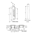 Concha Cega S/gatilho P/janela Porta Linha Suprema 152mm Preto