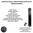 Concha Cega S/trava Preto 2010 Slide 158mm Janela Porta Alumi