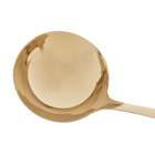 Concha De Aço Inox Positano Dourada 32cm- Lyor - Lyor