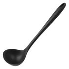 Concha De Silicone Preta Para Servir Sopas E Molhos 28cm - Wp