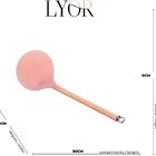 Concha Em Nylon Com Cabo Inox Lyor 30cm Rosa/rosé