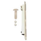 Concha Fecho C/lingueta Automatica 150mm LR Janela Porta Fosco