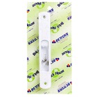 Concha Fixa Janela Correr Alumínio Lisa Anodizada Branco 78990825 Better's