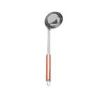 Concha Gancho Molho Sopa Caldos Feijão Aço Inox Rose 30cm