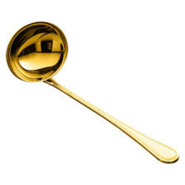 Concha Para Feijão Folheada A Ouro 24 K