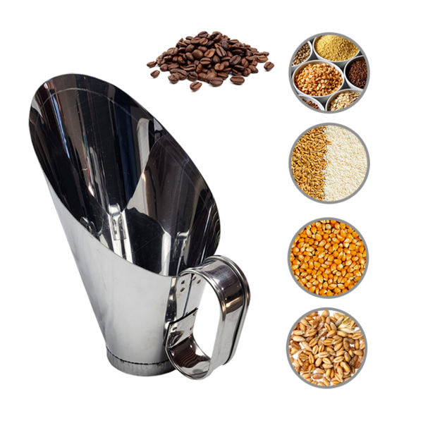 Concha Para Ração 1kg - Aço Inox - Gudim