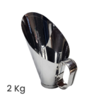 Concha Para Ração 2kg - Aço Inox - Gudim