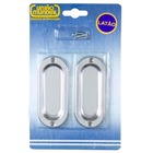 Concha Sobrepor Para Janela Latão Cromado 95x41x6mm União Mundial