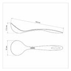 Concha Tramontina Ability em Nylon Vermelha