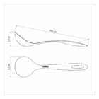 Concha Tramontina Ability em Nylon Vermelha