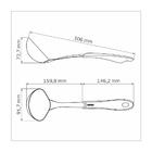 Concha Tramontina Fluence Com Lâmina Em Aço Inox E Cabo Em Po