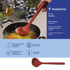 Concha Tramontina Softta de Silicone Vermelho