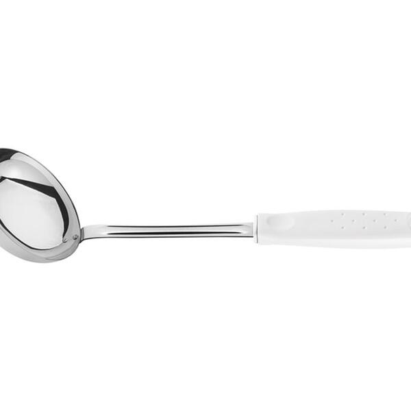 Concha Utilita Branco Lamina De Aco Inox E Cabo De Polipropil