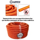 Conduíte Corrugado 25mm 3/4'' 50 Metros Laranja - Adtex