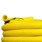 Conduíte Corrugado Amarelo 1" X 25m PVC Antichamas Tubos Bravo