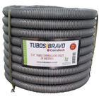Conduíte Eletr. Corrugado 3/4 X 20 M Antichama PVC Cinza