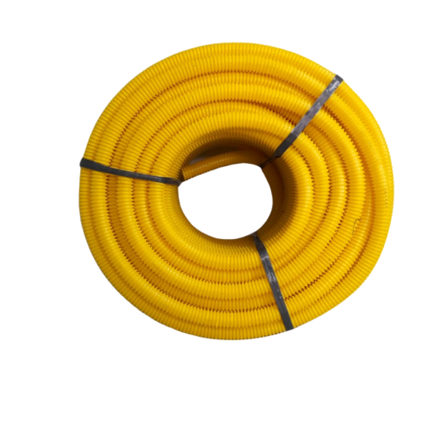 Conduite Eletr. Corrugado Amarelo  5/8" X 50 Mts - Anti-chama