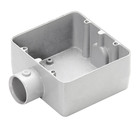 Condulete Alumínio Duplo 3/4 Sem Tampa Sem Rosca Com Pintura