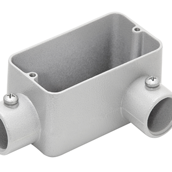 Condulete Alumínio Ll 3/4 Sem Tampa Sem Rosca Com Pintura - W