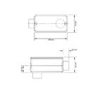 Condulete Fixo 1.1/4" Tipo "lb" - Com Tampa / Sem Rosca / Sem